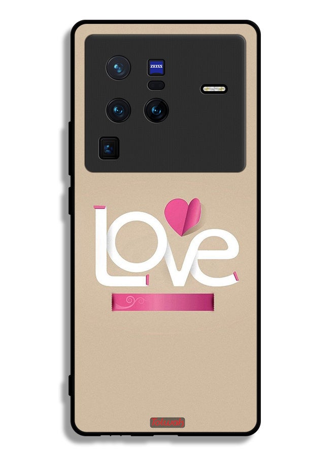 Tolwak Vivo X80 Pro Protective Case Cover Love Art - Image 2