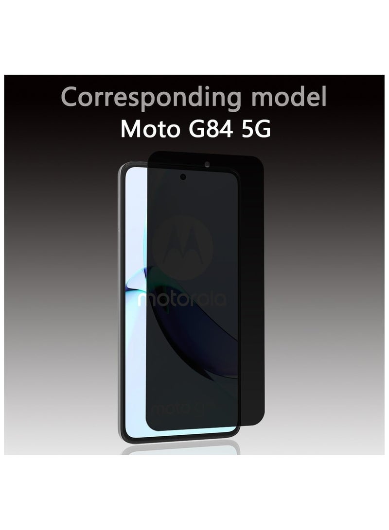 general Privacy Screen Protector Compatible with Motorola G84 5G, 2 Pack HD 9H Hardness Anti-Scratch & Anti-Spy Tempered Glass, Anti-Fingerprint & High Sensitivity for Moto G84 5G - Image 3