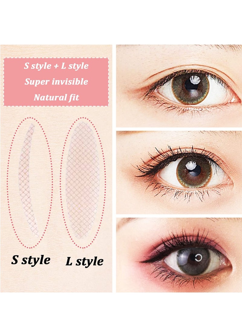 KASTWAVE Double Eyelid Stickers, Invisible Tape Stickers, BWaterproof Sweatproof Double Eyelid Tape Tool for Hooded Droopy Eyes, Easy to Stick (4 Rolls) - Image 4