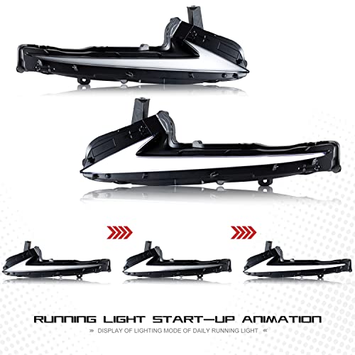 inginuity time إضاءة LED DRL للقيادة النهارية من إنجينيتي لسيارات لكزس IS250 IS350 IS200t IS300 ISF 2014 2015 2016 مع رسوم متحركة زرقاء عند التشغيل واستبدال مؤشر تسلسلي - Image 4
