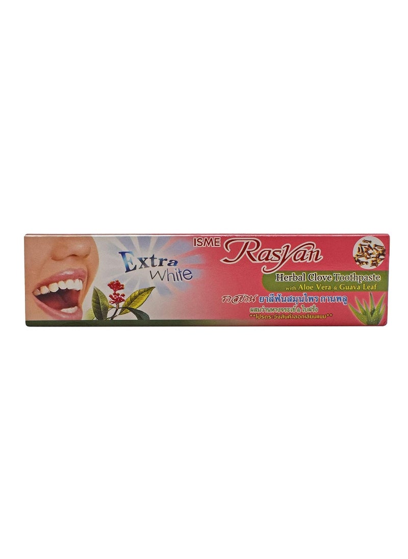 ISME Rasyan Herbal Clove Toothpaste with Aloe Vera &Guava Leaf