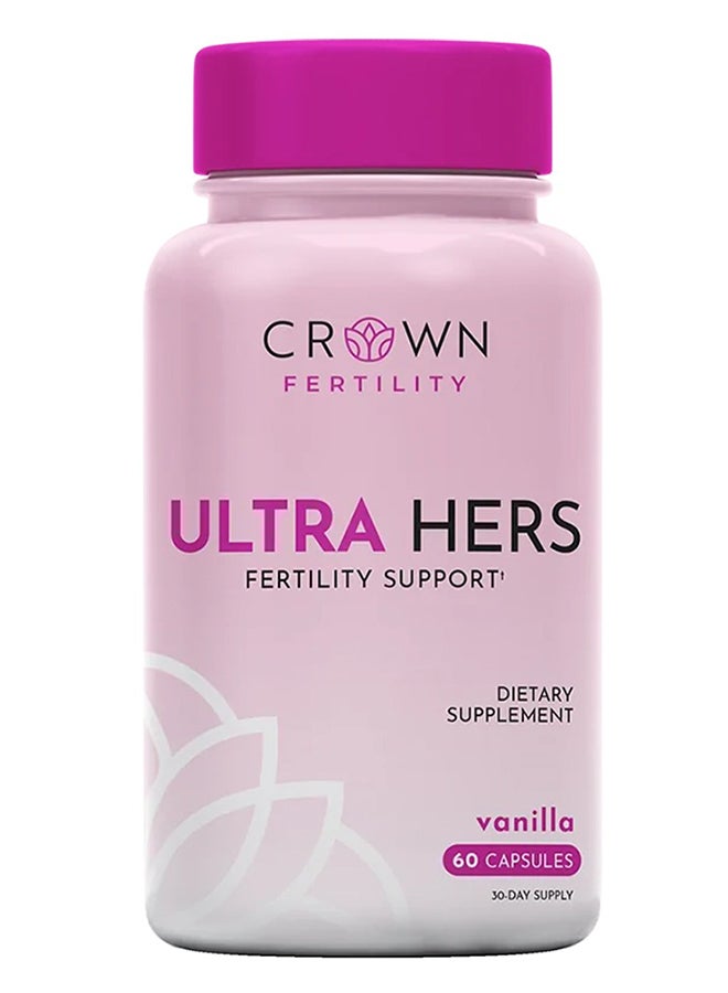 Crown Fertility Ultra Hers Fertility Support Capsules 60'S - Image 1