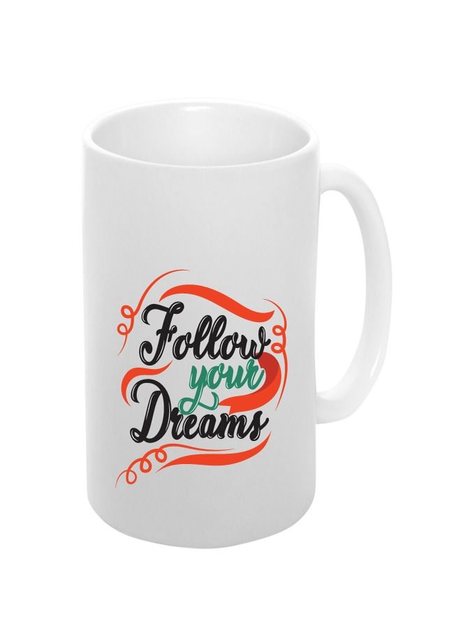 Phone Planet Follow your dream printed coffee mug