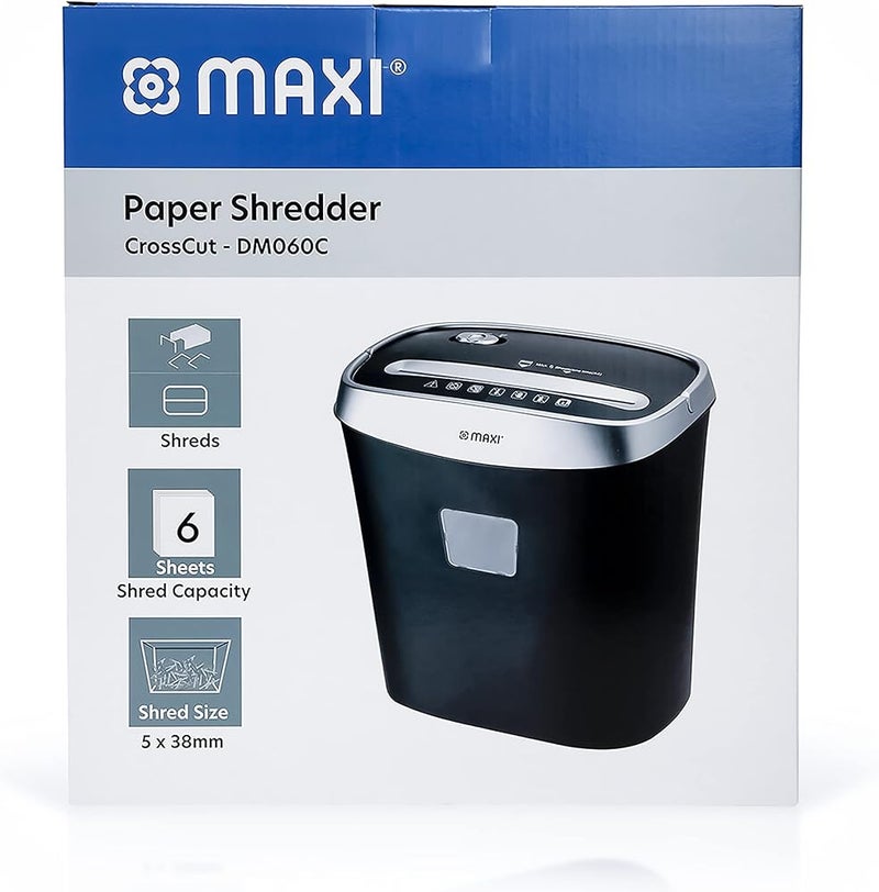MAXI CROSS CUT SHREDDER 060C 6 SHEETS - Image 1