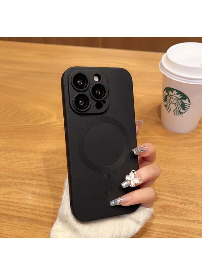 Jiang Ming Jiangming, Suitable For Apple 14 Pro Phone Case, 14 Phone Case Protective Cover, Magsafe Magnetic, Built-in Lens Film, Shockproof, Scratch-resistant, Ultra-thin, Trendy, Simple, Business Style For Men And Women - Image 2