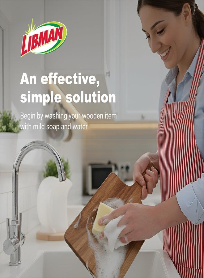 Libman Commercial Libman Liquid Wood Conditioner and Protectant Mineral Oil Food Grade for Bamboo (12 Oz) - Image 3