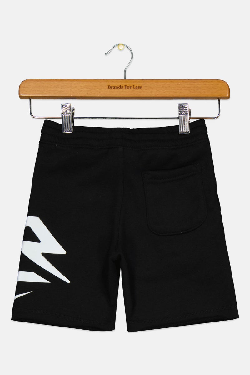 Nike شورتات شعار العلامة التجارية نايك 3 براند من راسل ويلسون للأطفال الصغار، أسود - Image 2