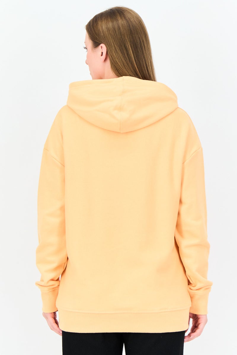 Champion Women Sportswear Fit Long Sleeve Outdoor Hoodie, Peach - Image 3