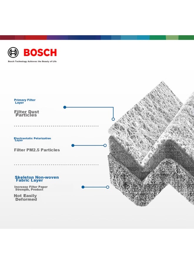 Bosch Single-effect Car Air Conditioning Filter Element 4355, Suitable For Baojun 310/360/510/530/730 And Others - Image 2