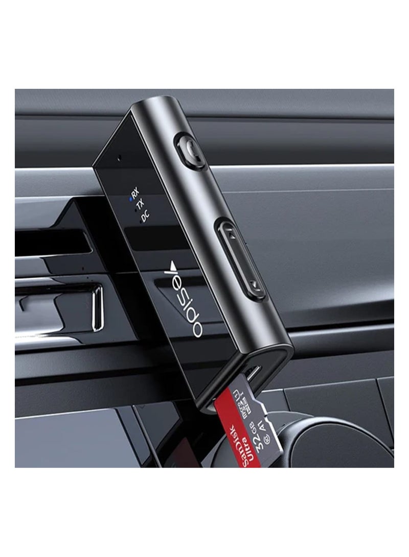 Yesido Audio Adapter, Rechargeable Bluetooth (TX+RX), Yesido YAU41 - Image 3