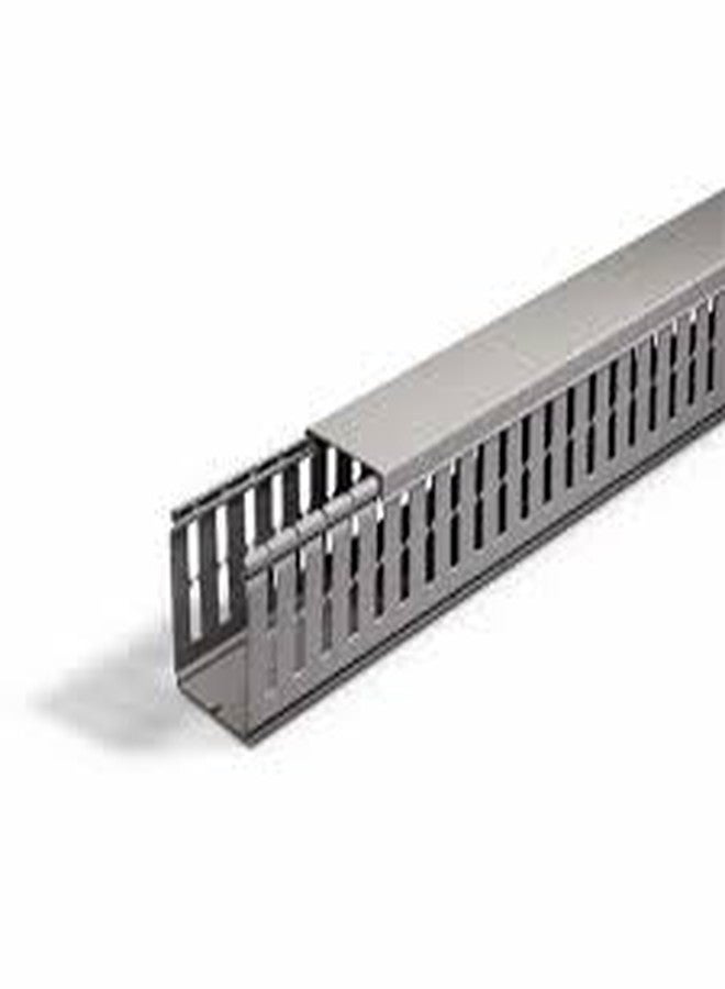 TRUEBOND PVC Duct Cable Tray Managers/Wiring Channels/Cable Tray PVC FRLS Type 100 cm, Size-60 * 45mm (Pack of 1) - Image 1