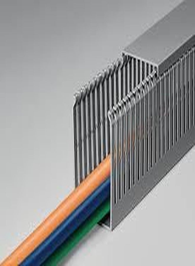 TRUEBOND PVC Duct Cable Tray Managers/Wiring Channels/Cable Tray PVC FRLS Type 100 cm, Size-60 * 45mm (Pack of 1) - Image 2