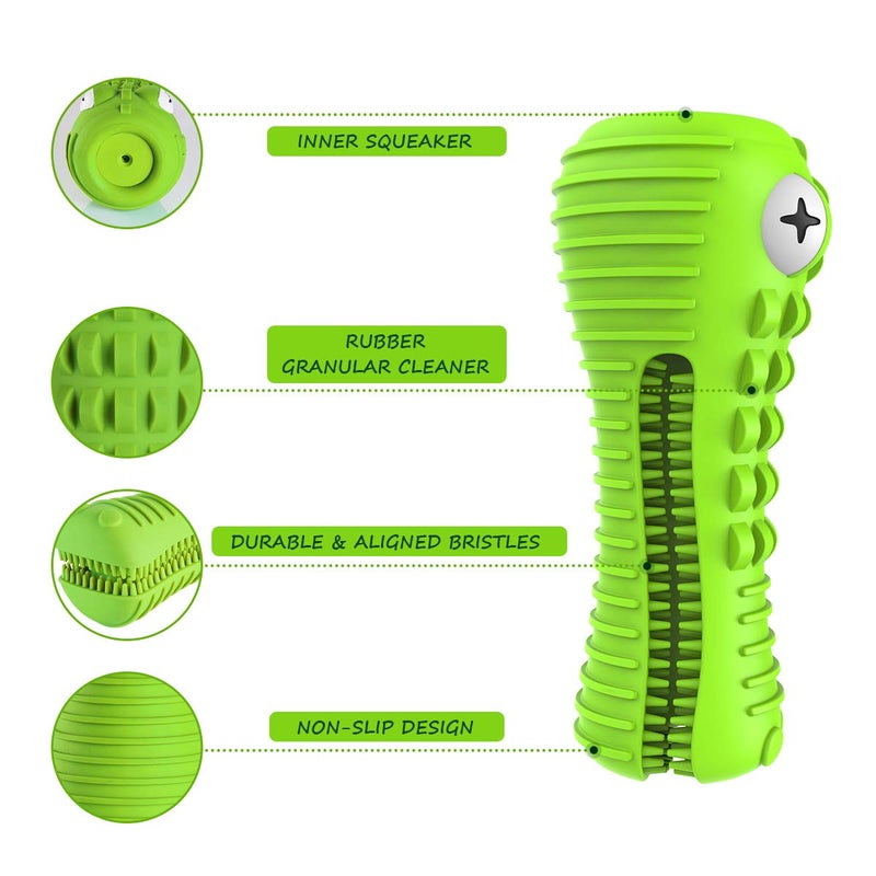 Cutiful Dog Toys for Aggressive Chewers Large Medium Breed Dog Chew Toys Dog Toothbrush Nearly Indestructible Squeaky Interactive Tough Extremely Durable Toys for Medium Large Dogs - Image 5