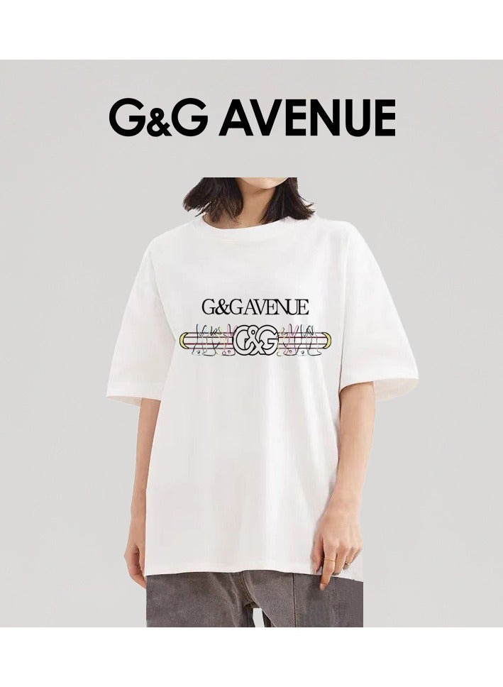 G&G AVENUE Heavy cotton fabric Men's Running Dry Fit T-shirt Sports Outdoor Short Sleeve Comfortable Sports Top High Elastic and Smooth Fiber Sports Shirt - Running Shirt White Rabbit Pattern Oversized  - Image 5