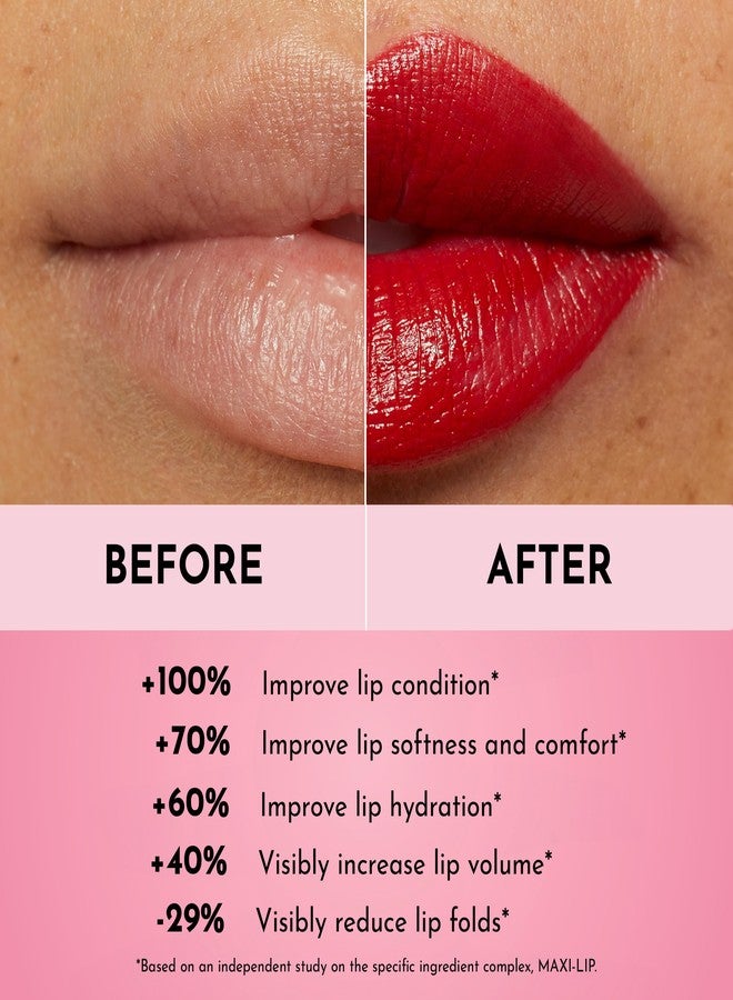 Lawless Forget the Filler Lip-Plumping Line-Smoothing Satin Cream Lipstick, Whos That Lady, Red, 0.1 Ounce - Image 4