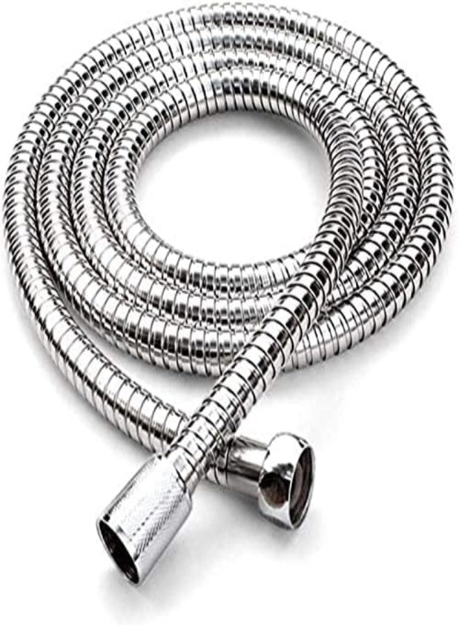 AKDC Shower Hose For Hand Showerhead Stainless Steel Flexible Handheld Shower Hose 5 Ft 60 Inches 1.5 Meters Extra Long Chrome Handheld Shower Head Hose With Brass Coupler - Image 1