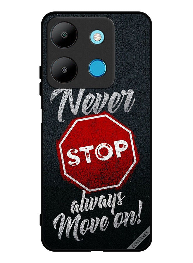 Covernex Protective Case Cover For Infinix Smart 7 Never Stop Always Move On - Image 1
