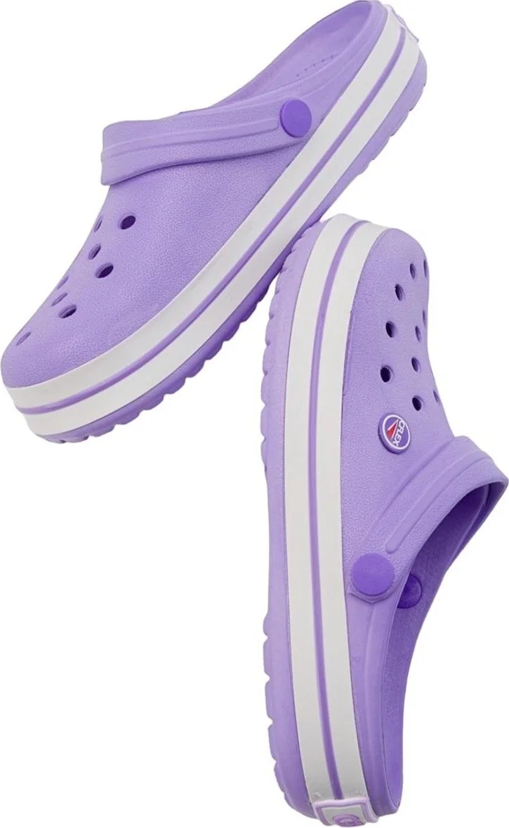Liger Unisex Confort Medical Nurse Sabo Slippers Purple