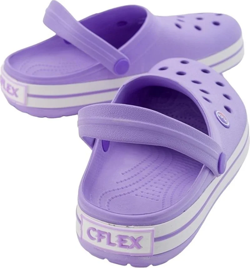 Liger Unisex Confort Medical Nurse Sabo Slippers Purple