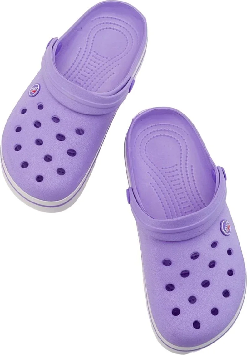 Liger Unisex Confort Medical Nurse Sabo Slippers Purple