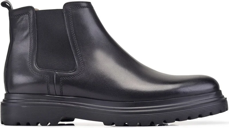 Nevzat Onay Black Chelsea Men's Boots -12467-
