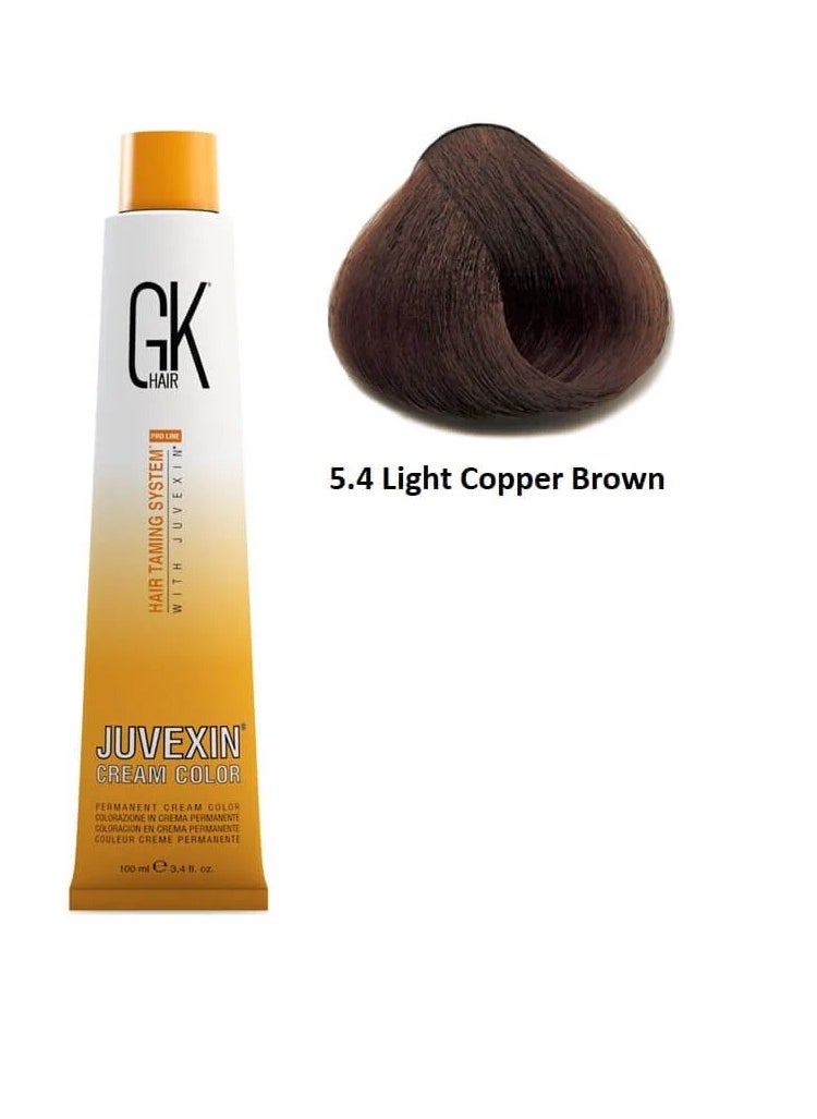 GK Hair GK Hair Color 5.4 Light Copper Brown 100ml 