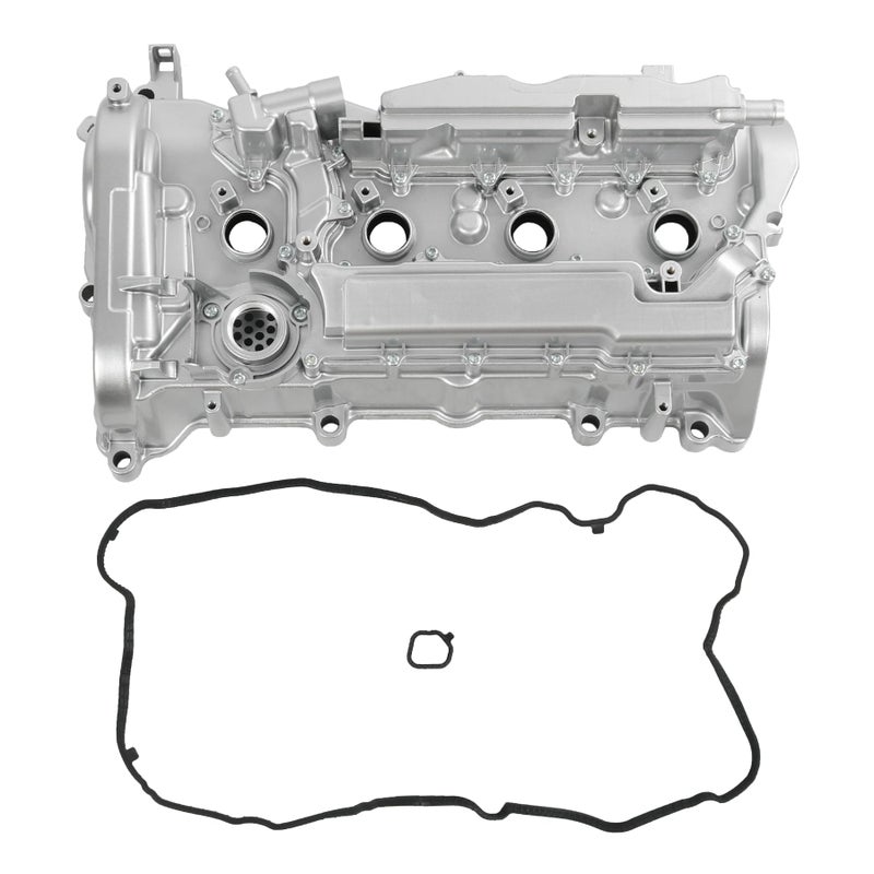 غطاء صمام المحرك المصنوع من الألمنيوم المحسن مع استبدال حشية لهوندا CRV 2015 2016 2017 2018 2019 أكورد 2013 2014 2015 2016 2017 24L استبدال 12310RDFA01 12310RDFA01 123105A2A01 123105A2A01