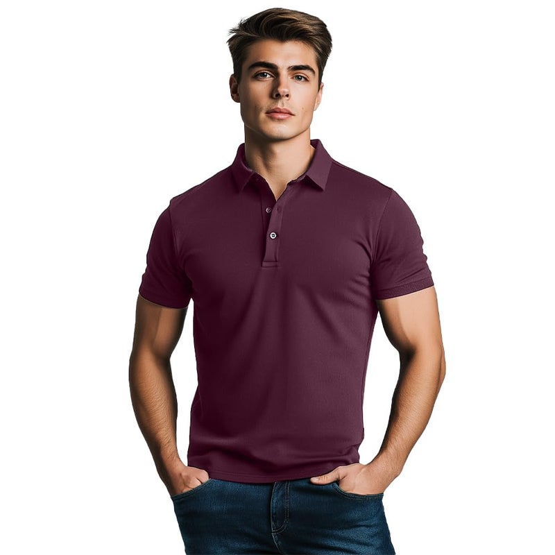 Nobero Men’s Polo T-Shirt | Classic Casual Wear for Everyday Use - Image 1