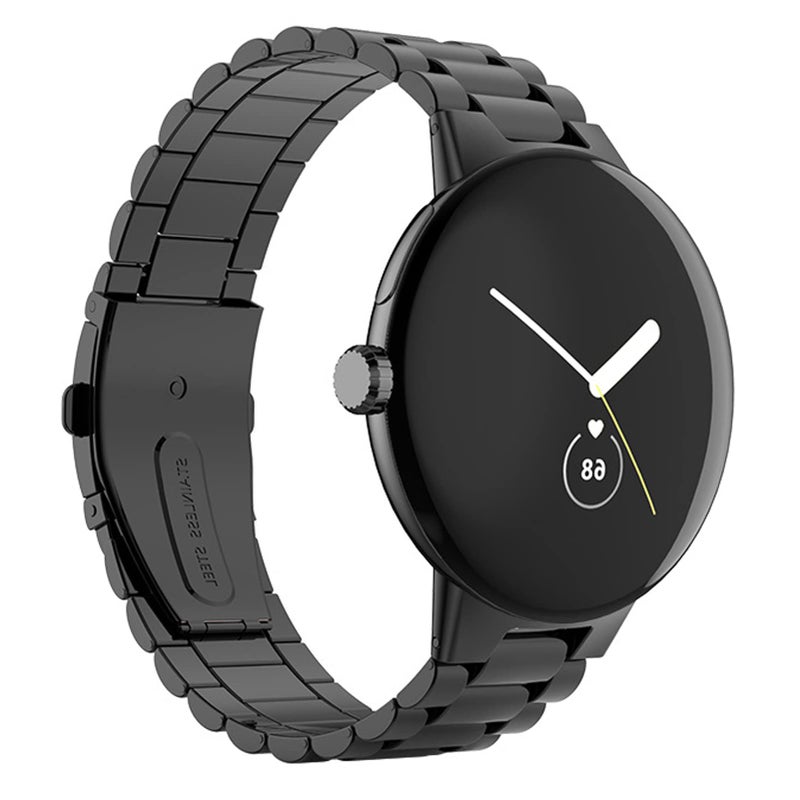 AWADUO حزام من الفولاذ المقاوم للصدأ متوافق مع ساعة جوجل بيكسل، إكسسوار سوار معدني بديل - Image 2