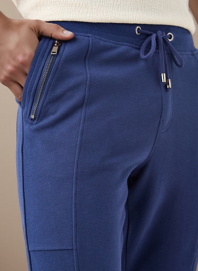 ايكونيك بنطلون جوجر بقصة ضيقة برباط وجيوب - Image 4