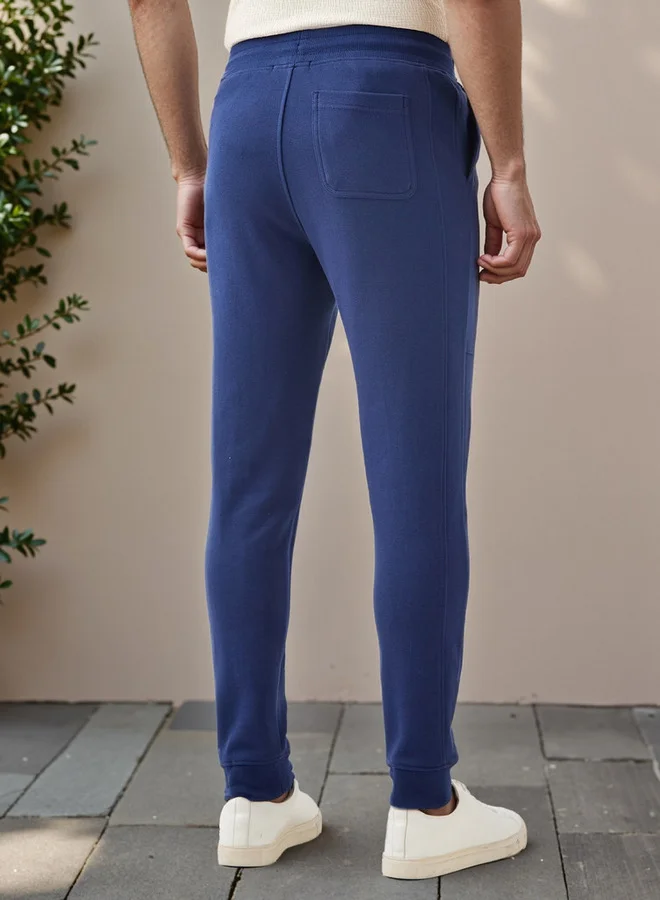 Iconic Iconic Slim Fit Joggers with Drawstring Closure and Pockets