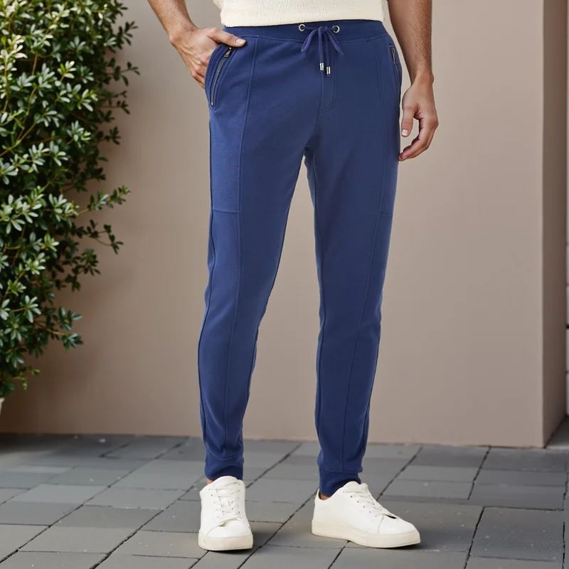 Iconic Slim Fit Joggers with Drawstring Closure and Pockets