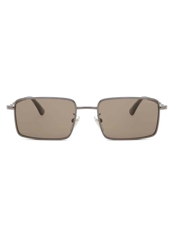 POLICE SPLL85 0568 54 Men's Rectangular Sunglass - Grey - Image 2