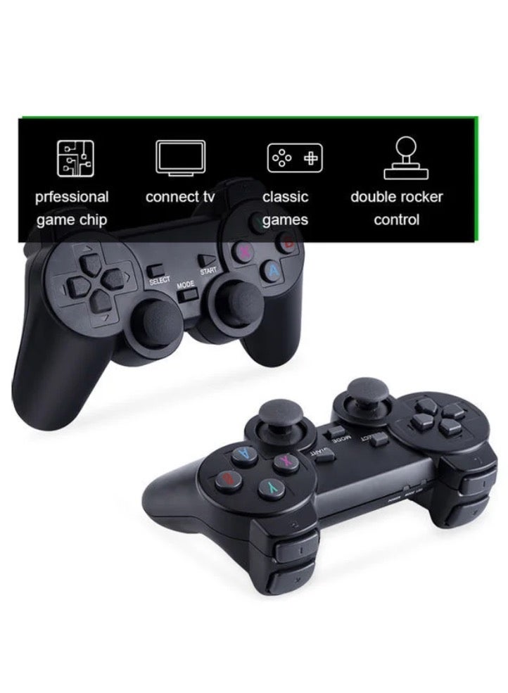 Game Console 4K HD Video Game Console 2.4G Dual Wireless Controller, Classic 64GB Retro TV Game Console 10000 Game Stick - Image 5