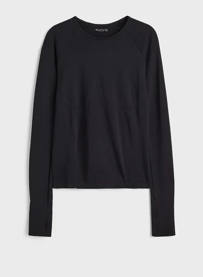 اتش اند ام Round Neck Knitted Top