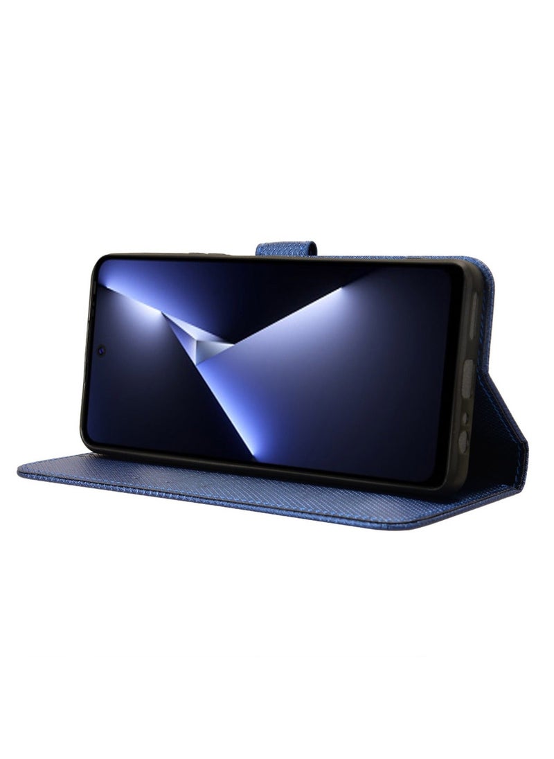 TEAM LUXURY Tecno Pova 5 Pro 5G/LH8n Case Cover Soft Quality Leather Flip Folio Wallet with Card Slots Holder Stand Back Cover Drop-Proof Shock-Proof Protective Cell Phone Back Accessories Protection  - Image 4