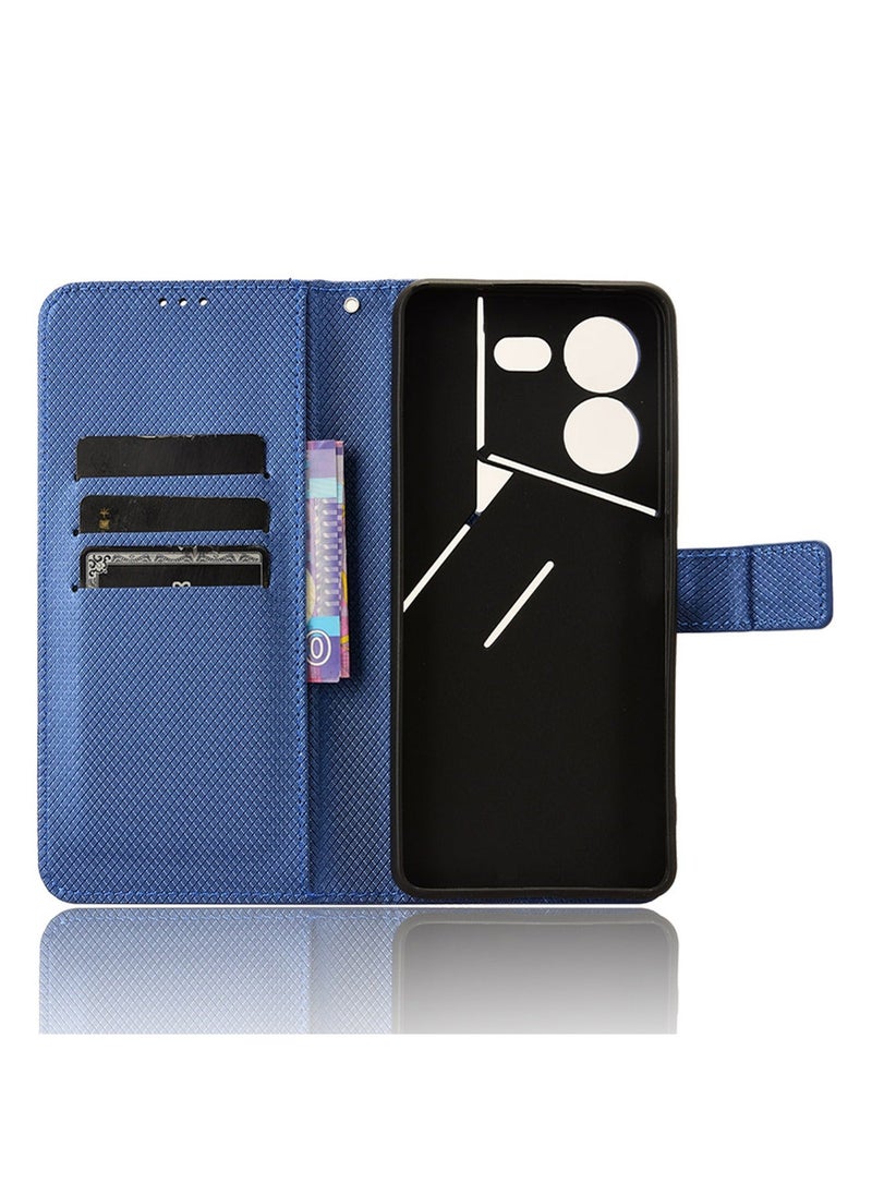 TEAM LUXURY - Tecno Pova 5 Pro 5G/LH8n Case Cover Soft Quality Leather Flip Folio Wallet with Card Slots Holder Stand Back Cover Drop-Proof Shock-Proof Protective Cell Phone Back Accessories Protection - Image 1