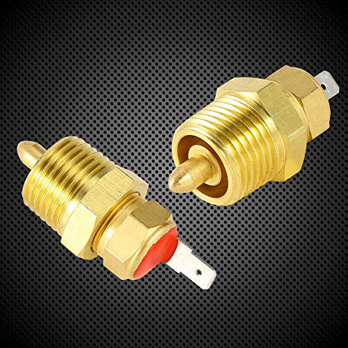 YOSOO Fan Thermostat Temperature Switch, 195 to 210 Degree Electric Engine Cooling Fan Thermostat Temp Switch 3/8'' NPT - Image 2