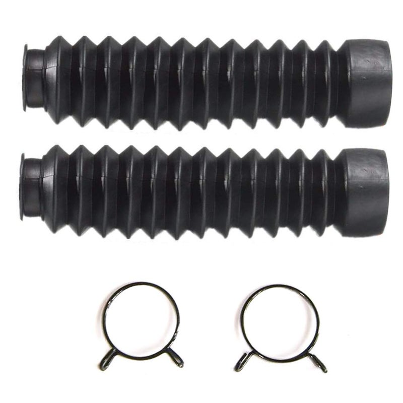 Spedy 2pcs Universal Motorcycle Front Fork Cover Protector Gaiters Gators Boot Shock Rubber New Taperapmu278 - Image 2