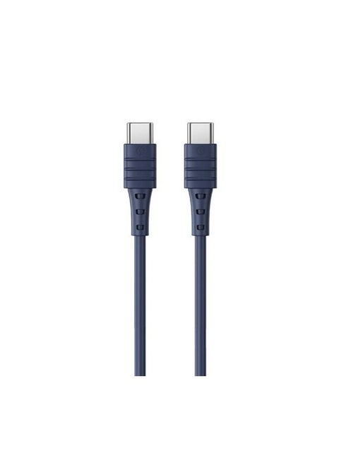 Data Cable-Zero Sense Pd65W High Elastic Tpe Fast Charge Data Cable Rc-068-Blue