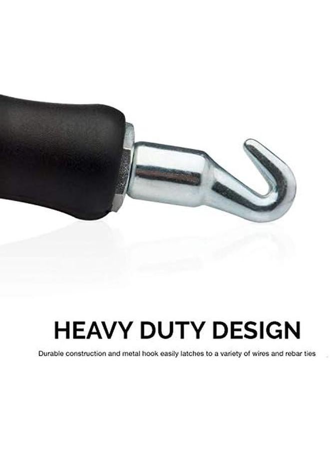 Neiko 61025A Automatic Rebar Wire Twister Tool Updated Model Reinforced Spring With Improved Recoil And Reload Action Ergonomic Rubber Handle - Image 3