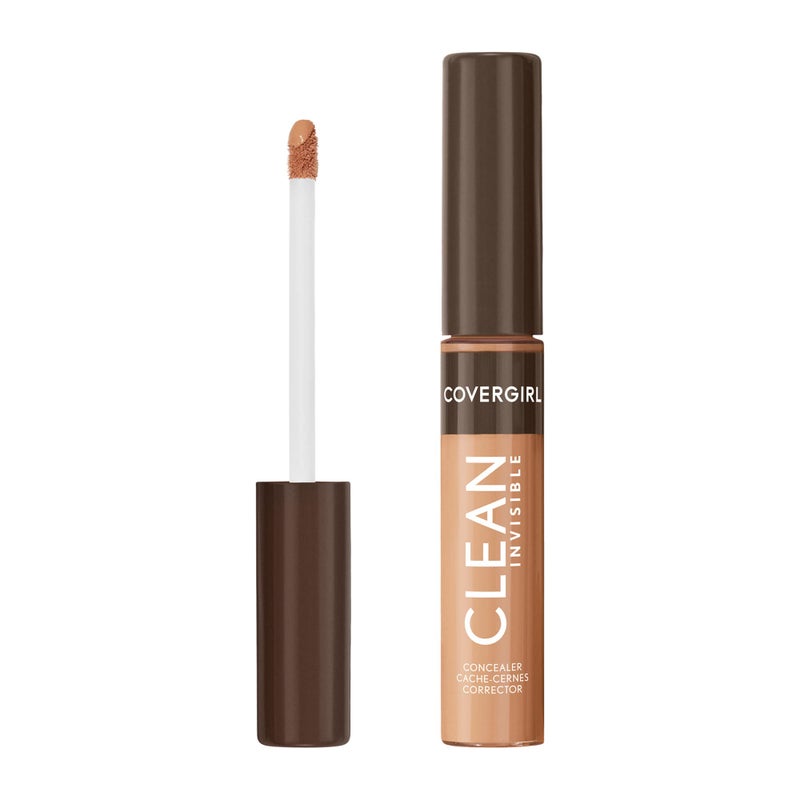 Covergirl Clean Invisible Concealer, Lightweight, Hydrating, Vegan Formula, Classic Tan 160, 0.23oz - Image 1