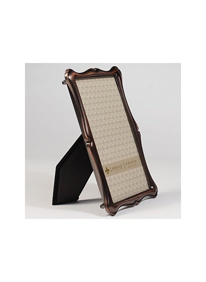 Lawrence Frames Frames 712146 4x6 Oil Rubbed Bronze Romance Picture Frame  - Image 2