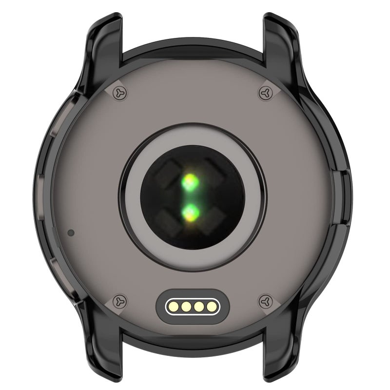 AWADUO Smartwatch Full Coverage PC Protective Case Cover with Tempered Glass Screen Protector Compatible with Garmin Venu 2 Plus, Soft and Durable - Image 5