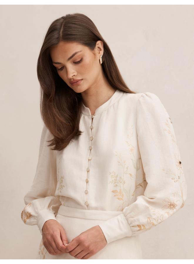 forever new Parker Placement Print Top - Image 4
