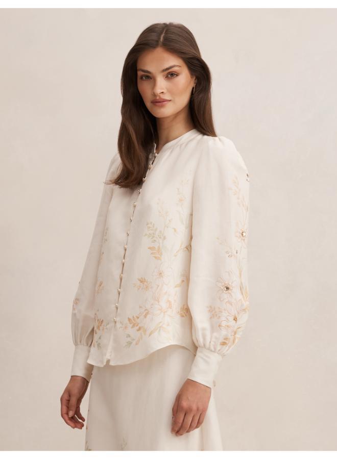 forever new Parker Placement Print Top - Image 3