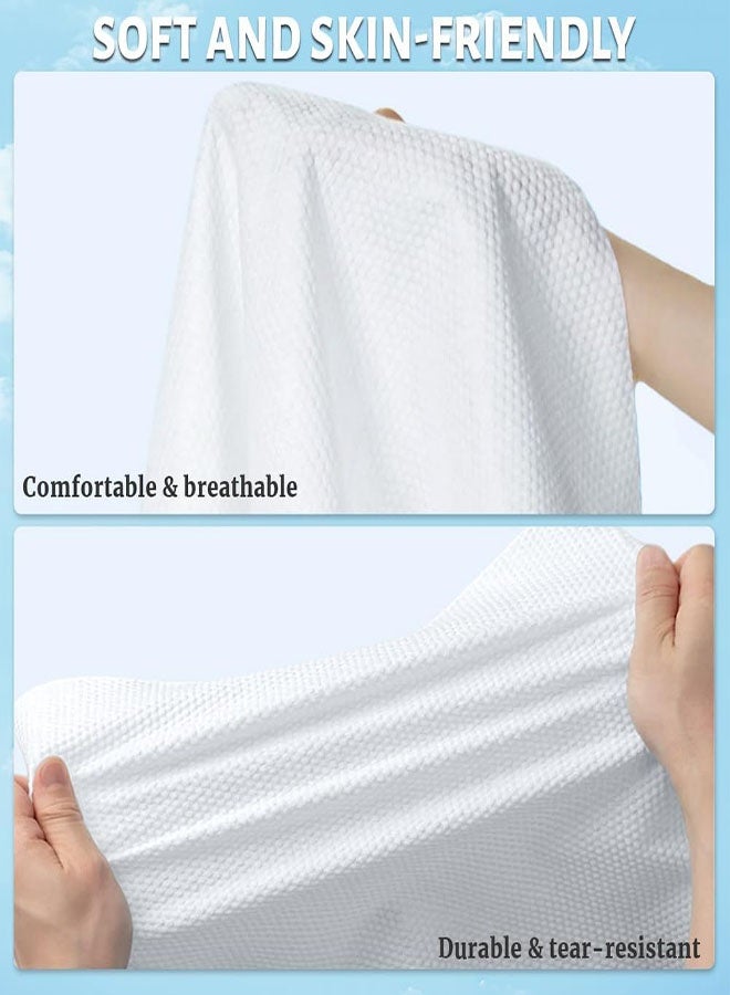 6-Pack Disposable Bath Towels, 55.1 x 27.5 inches Large Thick Travel Towels, Soft & Lightweight, Portable Camping Towel, for Hotel Camping Beach Swimming Gym Sauna Spa, Personal Care Pet Towels - Image 5