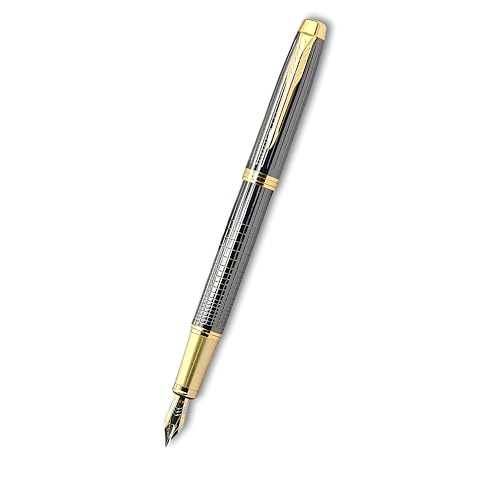 THE VENTI Venti Fountain Pen – Metal Luxury Pen, Schmidt Nib (Medium), Best Pen Gift Set for Men & Women, Professional, Executive, Office, Nice Pens,Return Gift (F109-Grey) - Image 1