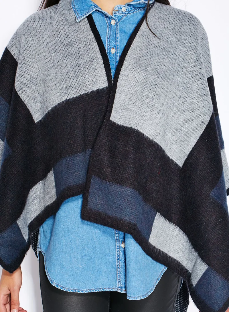 TOPSHOP Colour Block Cape