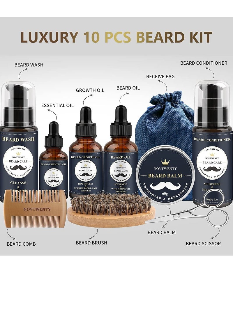 NOVTWENTY Beard Growth Care Essential Oils Set of 10  - Image 2